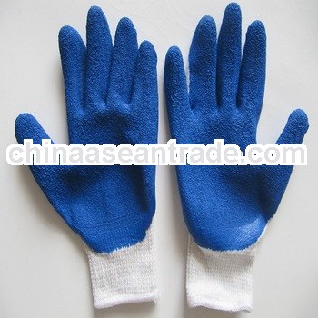 Cotton liner latex glove production line