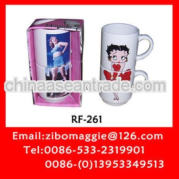 Couple Porcelain Mug for Promotional Betty Boop Mug & Coffee Mug