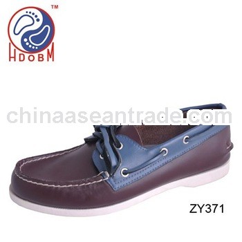 Cow leahter fashion men boat shoes