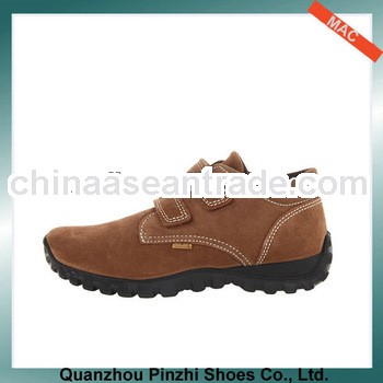 Cow suede leather children school shoe