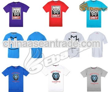Creative embroidery custom 100 polyester t-shirt