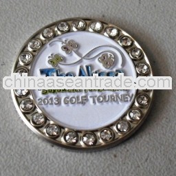 Crystal Golf Ball Marker And Hat Clip Warehouse Magnetic Golf Ball Marker