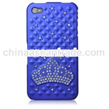 Crystal cell phone bling 3d case for iphone