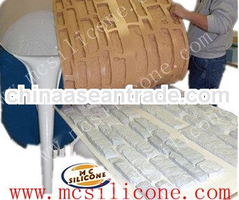 Cultured stone mold making silicone rubber