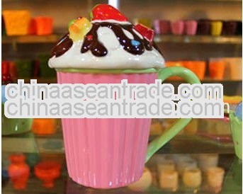Cupcake Ceramic handpaint mugs