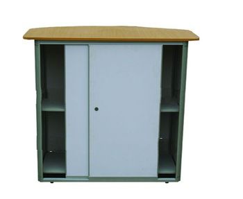 Curved Workstation Counter