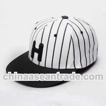 Custom 6 panel print and embroidery cotton snapback hat