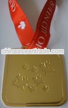 Custom Canada Jiu-jitsu metal medallion