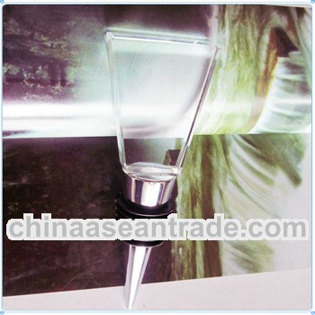 Custom Desig Blank Glass Wine Stoppers for Party Souvenirs