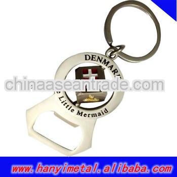 Custom beer bottle opener keychain