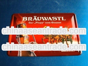 Custom colorful tin sign for advertisement
