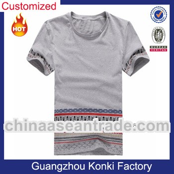 Custom cotton lycra t-shirts for men