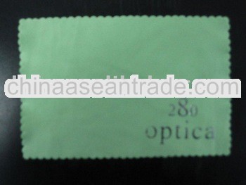 Custom logo printed microfiber cloth for lens, glasses, phone