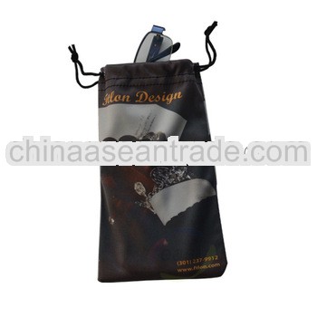 Custom microfiber cleaning pouch