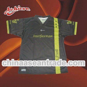 Custom short sleeve football shirts v-neck