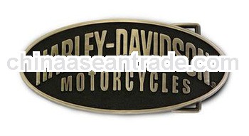 Custom solid brass belt buckle