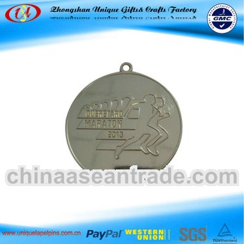 Custom sports gold medal running medal