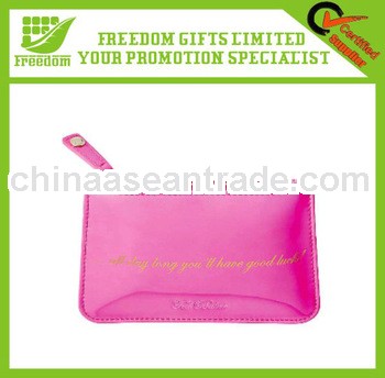 Customized Logo Printed Leather Purse