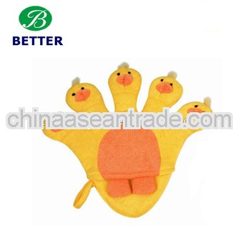 Cute design pet bath glove