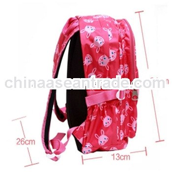 Cute dot double straps backpack/schoolbags