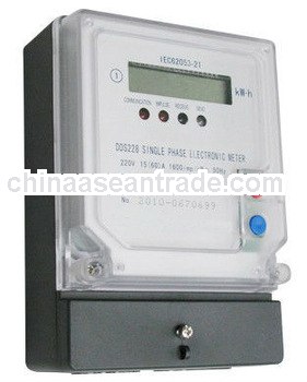 DDS228 Single-phase Two-wire Electronic Watt-hour Meter