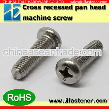 DIN7985 M2.5*40 stainless steel cross recessed pan head screws