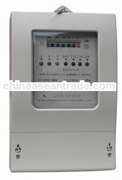 DTS866 Three Phase Four Wire Electronic Active Energy Meter with RS485 Communication