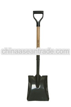 D grip square point shovel