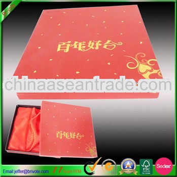 Decoration wedding gift box design