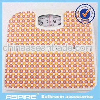Deep orange color bath scale