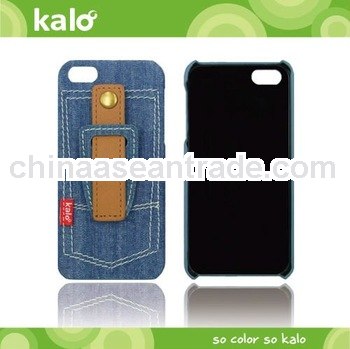 Denim Case with earphone winder for iPhone 5 Case