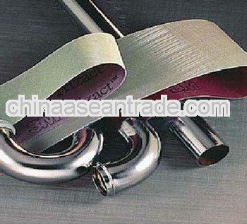 Diamond abrasive sanding belt for glass