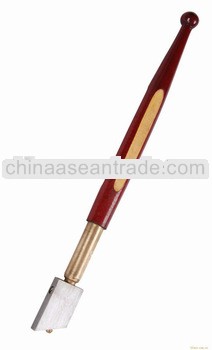 Diamond wooden handle glass cutter