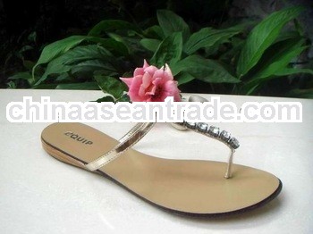 Diamonds flat sandals for ladies pictures