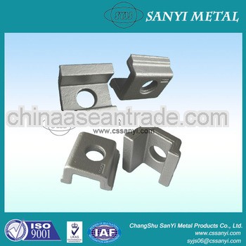 Die cast rail clips railway anchoring tools rail clips hot dip galvanized din rail clip
