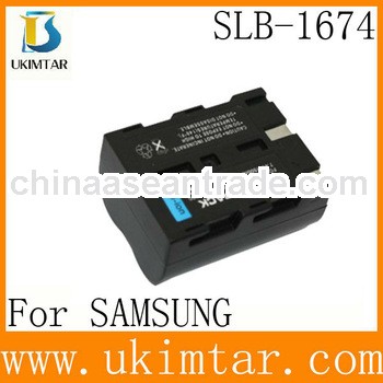 Digital Camera Battery SLB-1674 7.4v 1300mAh for Samsung---Factory