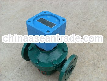 Digital/mechanical engine oil hydraulic oil flow meter