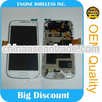 Display genuine For Samsung GALAXY S4 MINI GT-I9195 LCD+glass+touchscreen White
