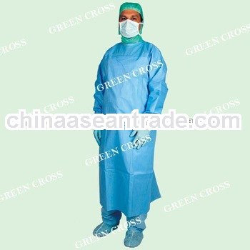 Disposable Spunlace Sterile Reinforced Surgical Gown