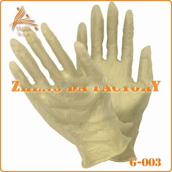 Disposable latex glove