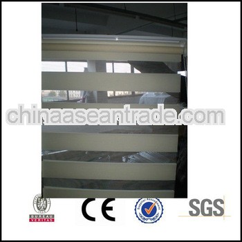 Double layer day and night zebra rainbow blinds