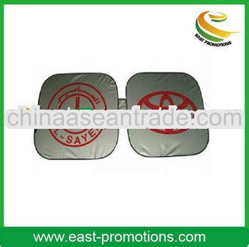 Double square shape dupont cloth foldable car sunshade