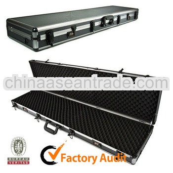 Dual Combination Lock Security Aluminum Carrying Rifle Gun Case MLD-AC1326