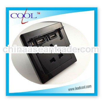 Dual USB frequency converter power usb wall socket