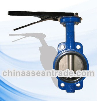 Ductile Iron Hand Lever Wafer Butterfly Valve