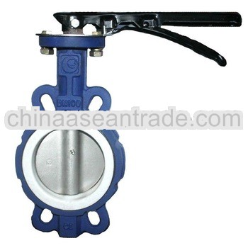Ductile Iron Wafer SS304 Stem Butterfly Valve