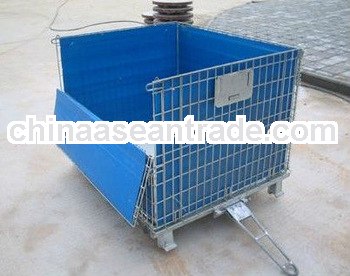 Durable galvanized hollow plate cage with traction