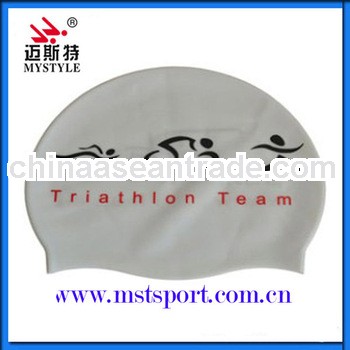 Durable silicone dome swim caps wholesale