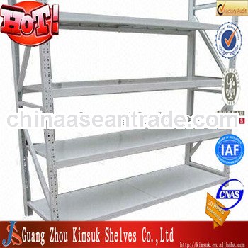Durable warehouse metal slatwall shelf