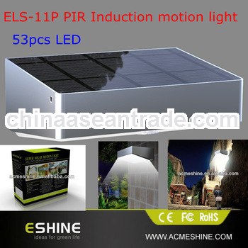 ELS-06P portable elegant design led solar powered outdoor wall lights